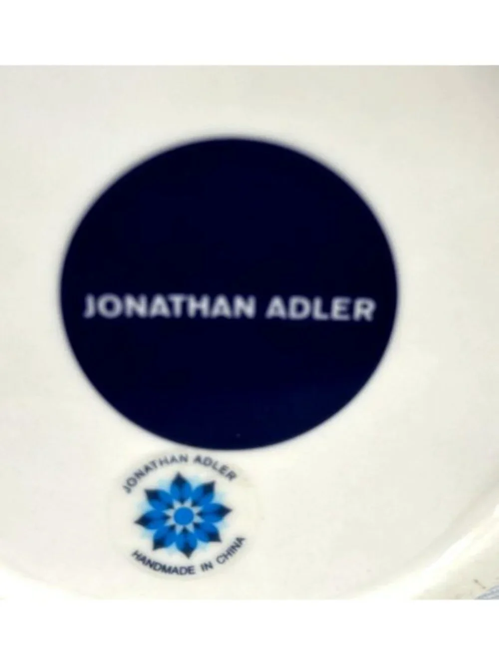 Jonathan Adler Carnaby Waves Modern Porcelain Cylinder Vase 9